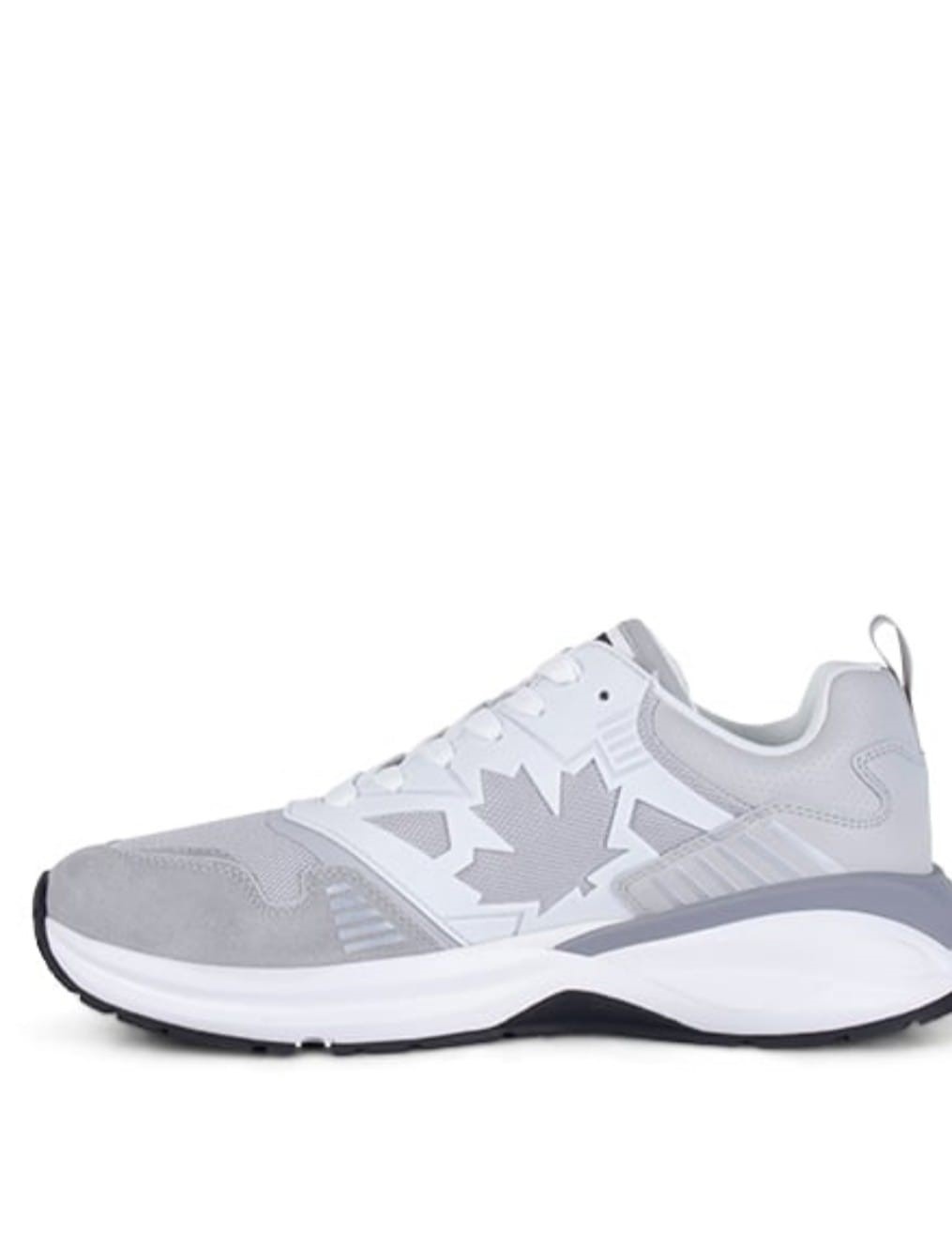 DSQUARED2 Heren Sneakers, wit/grijs