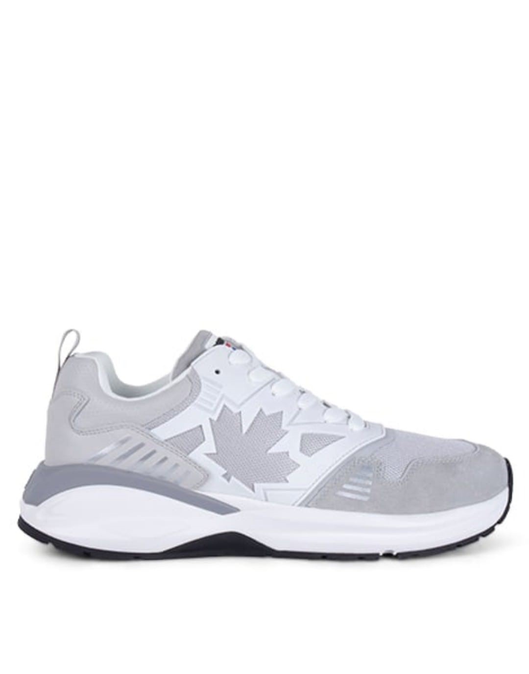 DSQUARED2 Heren Sneakers, wit/grijs