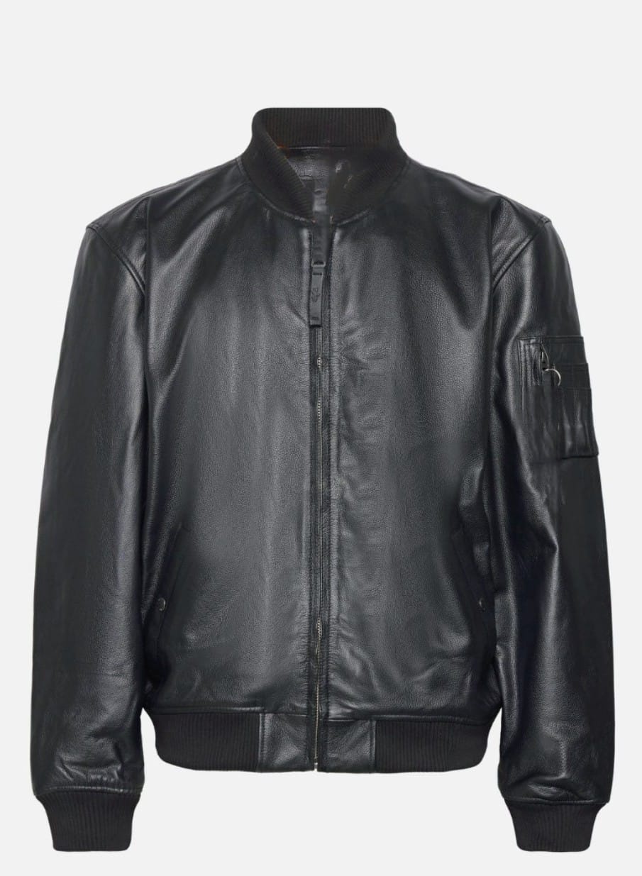 IRO Paris Biker Heren Leren Jas , zwart