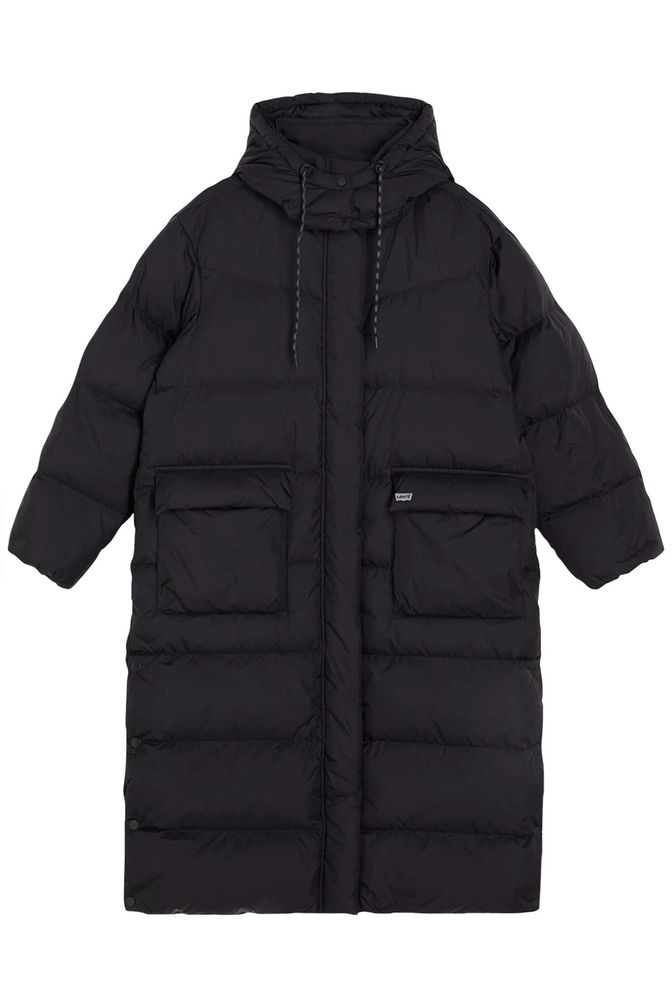 Levi's  Lange Winterjas Dames, zwart