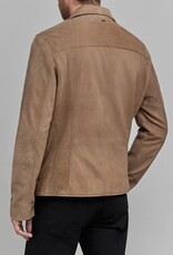 IKKS  Leather Biker Jacket, beige