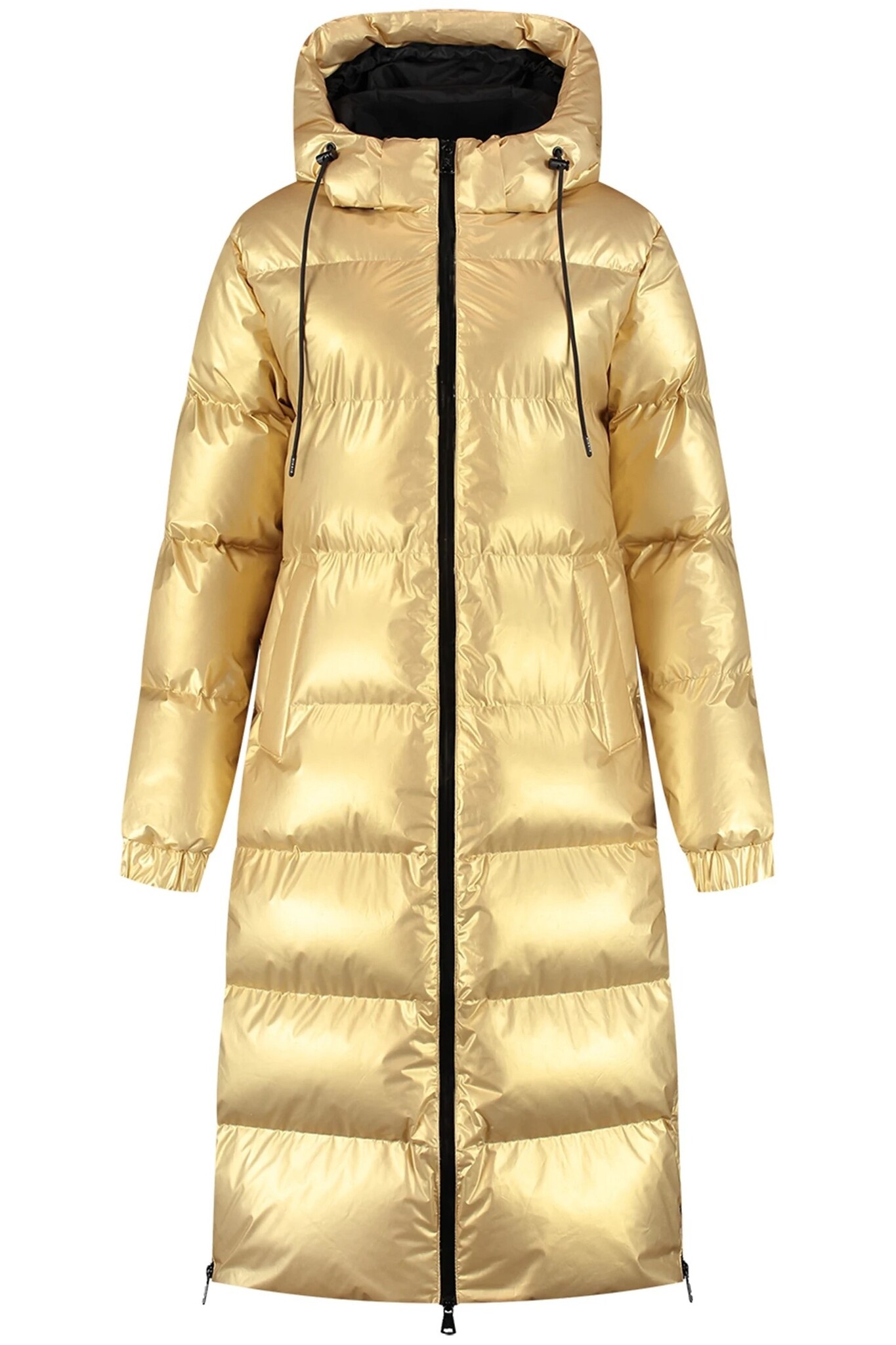 NIKKIE Dames Gewatteerde Winterjas, gold