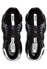Moschino Heren Bubble Teddy Sneakers, Zwart