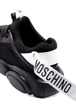 Moschino Heren Bubble Teddy Sneakers, Zwart