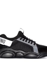 Moschino Heren Bubble Teddy Sneakers, Zwart