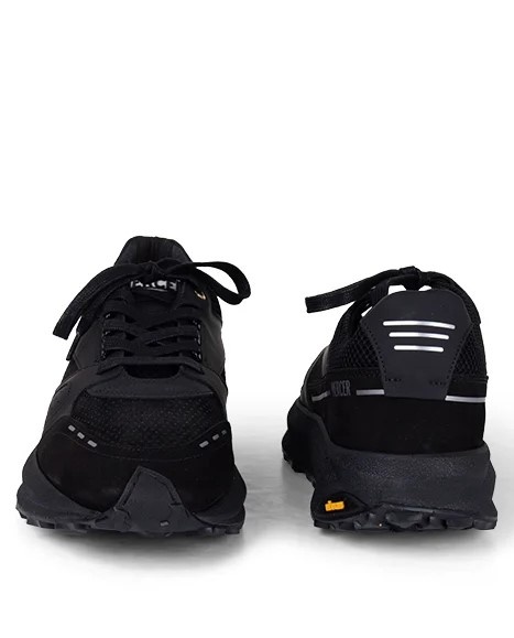 Mercer Amsterdam Heren Lage Sneakers, zwart