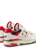 New Balance Leather Lage Sneakers Heren , wit