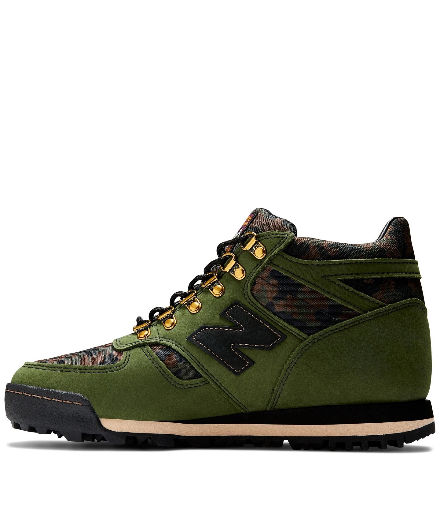 New Balance Heren Hoge Sneakers, legergroen