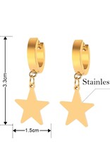 SOHI Hypoallergene Dames Oorbellen Ster, zilver SOHI Hypoallergene Dames Oorbellen Ster, zilver