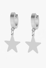 SOHI Hypoallergene Dames Oorbellen Ster, zilver SOHI Hypoallergene Dames Oorbellen Ster, zilver