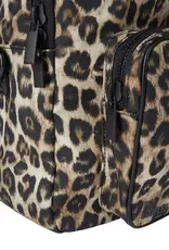 The Kooples Nylon Dames Rugzak Leopard, bruin