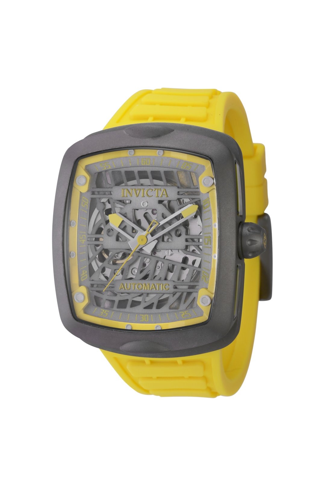 Invicta Limited Edition Automatisch Heren Diablo Horloge, geel
