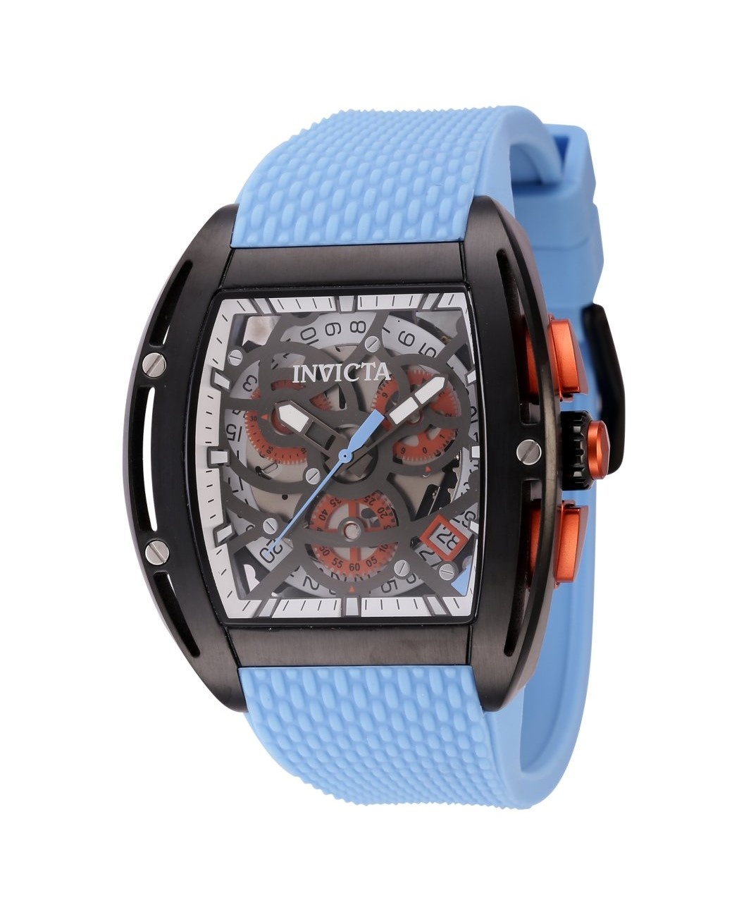 Invicta Limited Edition Automatisch Heren Diablo Horloge, blauw