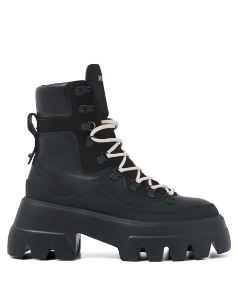 Nubikk Leather Dames Laarzen, zwart