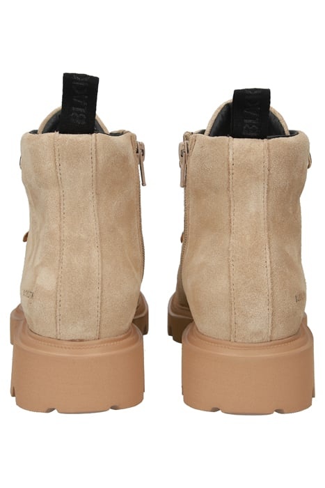 Blackstone  Dames Leder Enkellaarzen, beige