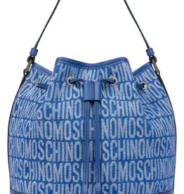 Moschino DENIM Bucket Tas,  blauw
