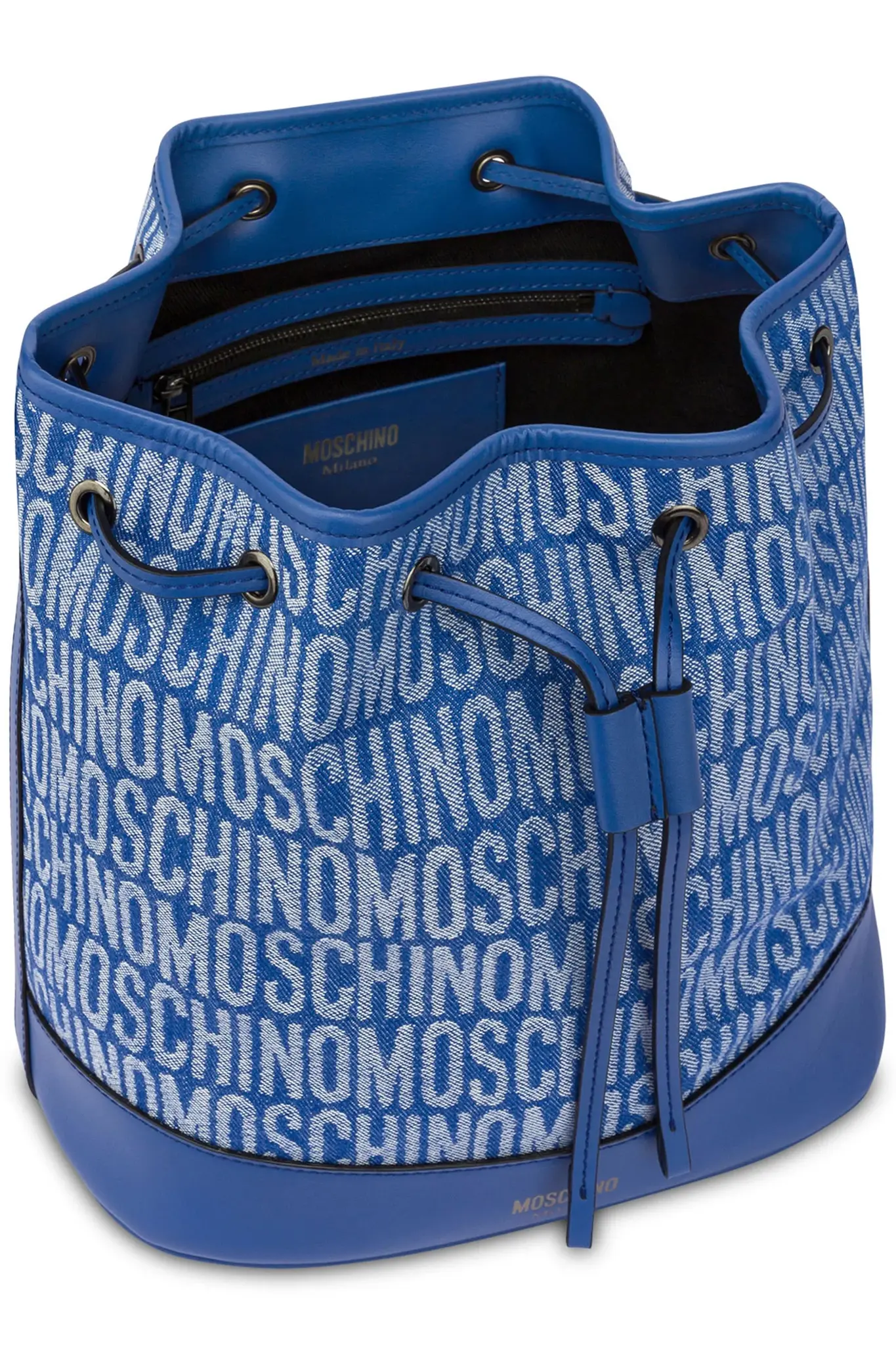 Moschino DENIM Dames Bucket Tas,  blauw
