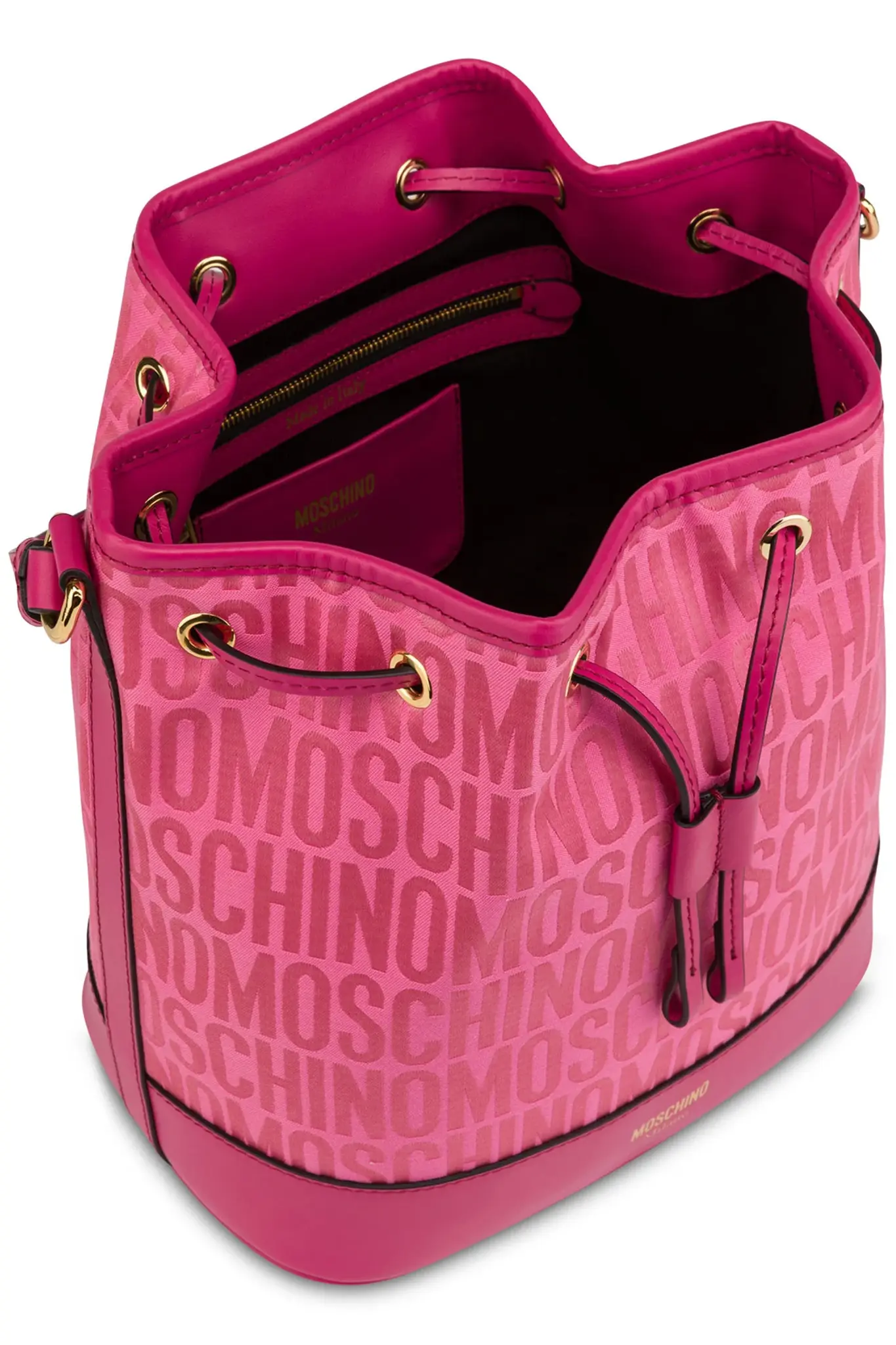 Moschino DENIM Dames Bucket Tas, roze