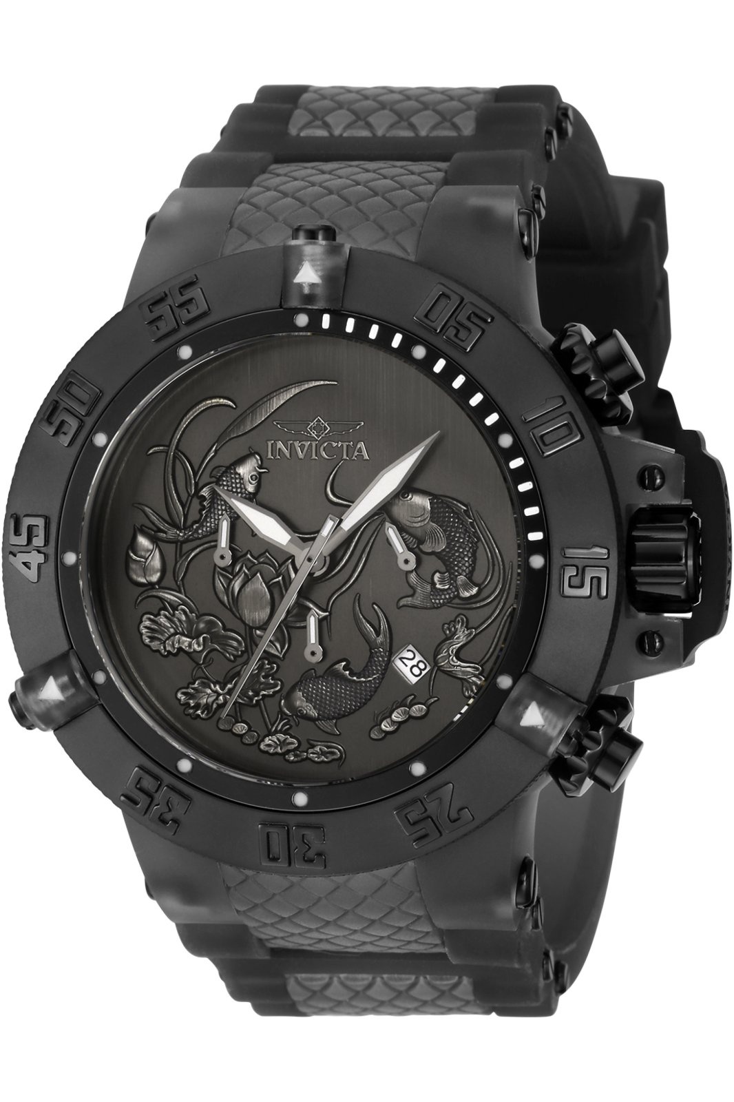 Invicta Subaqua Quartz Heren Horloge, zwart