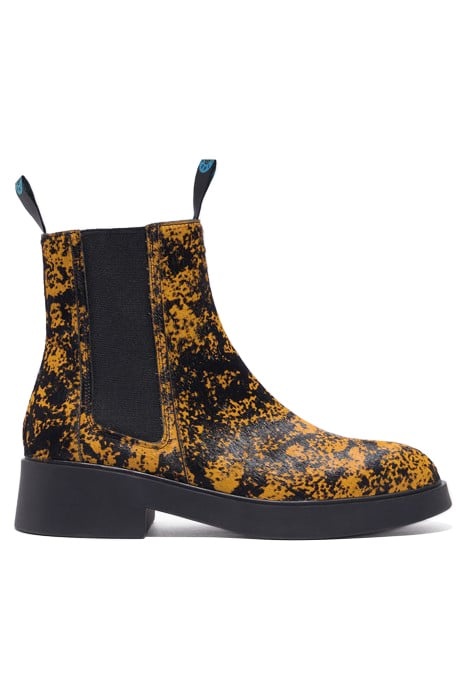 Bimba y Lola Dames Leren chelseaboots, zwart