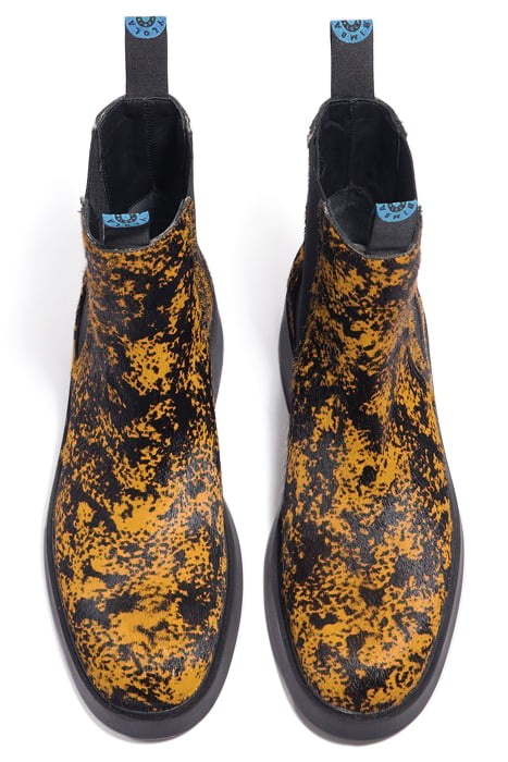 Bimba y Lola Dames Leren chelseaboots, zwart