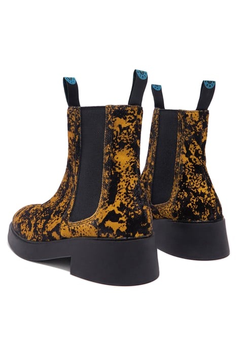 Bimba y Lola Dames Leren chelseaboots, zwart
