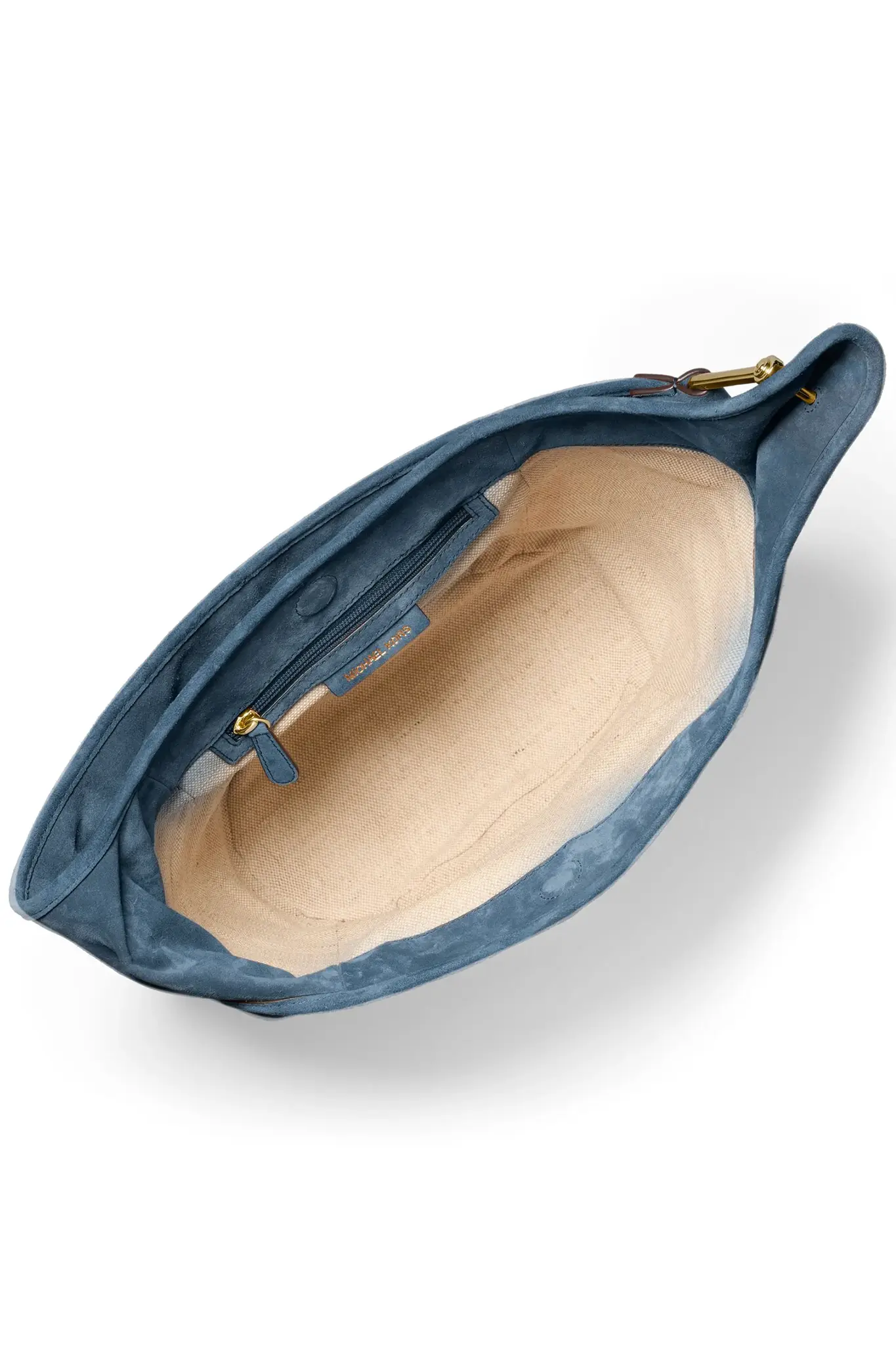 Michael Kors  Dames leren schoudertas, blauw