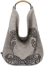 Moschino Dames Shetland wollen Handtas ,  grijs