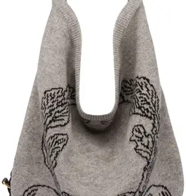 Moschino Shetland wollen Handtas ,  grijs