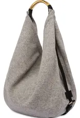 Moschino Dames Shetland wollen Handtas ,  grijs