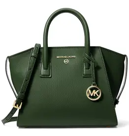Michael Kors Leer Schoudertas, groen