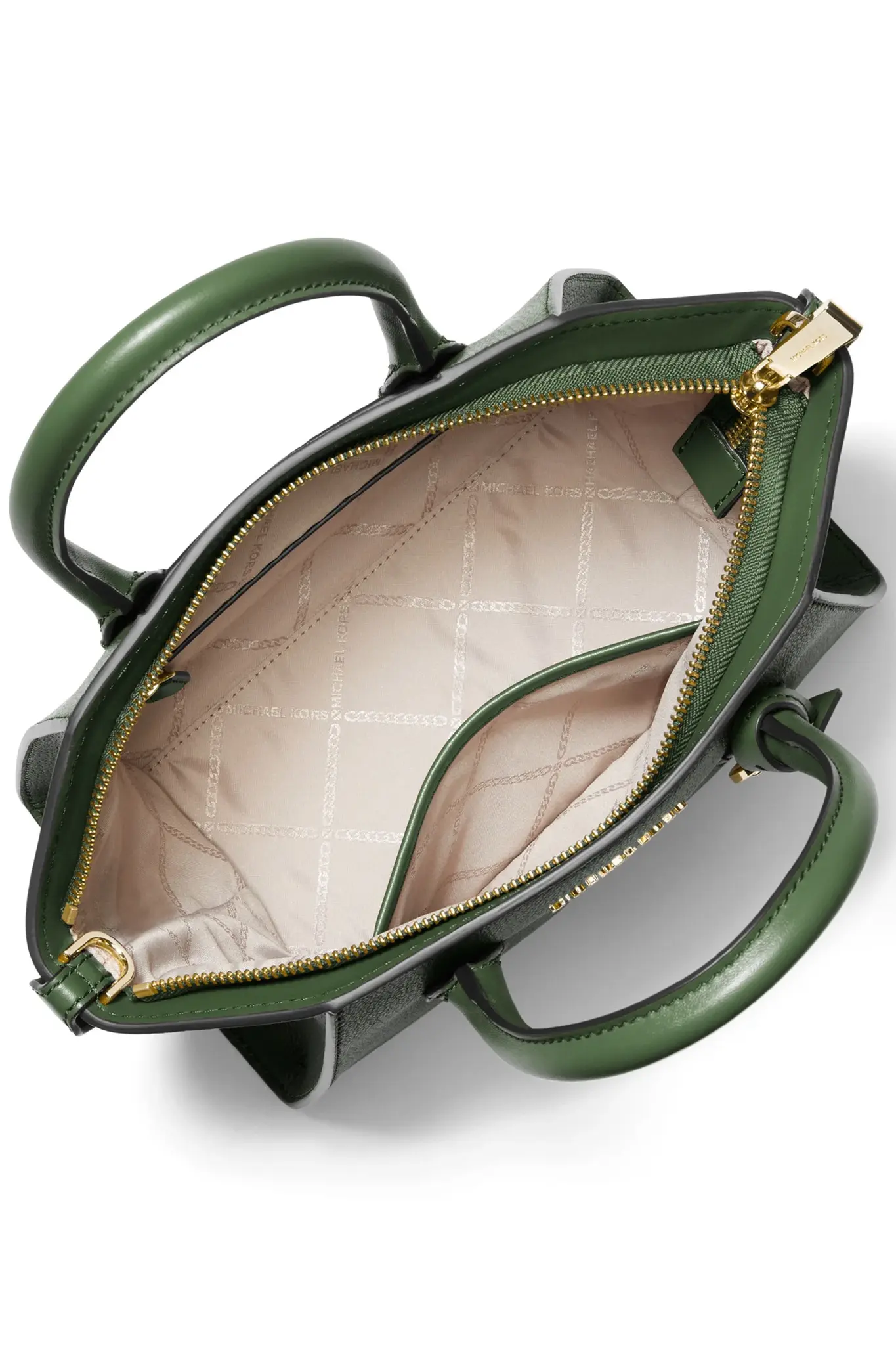 Michael Kors Dames Leer Schoudertas, groen