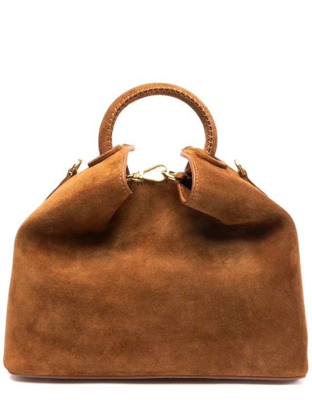 Elleme  SUEDE  Dames Schoudertas , bruin