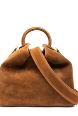 Elleme  SUEDE  Dames Schoudertas , bruin