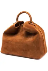 Elleme  SUEDE  Dames Schoudertas , bruin