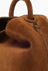 Elleme  SUEDE  Dames Schoudertas , bruin