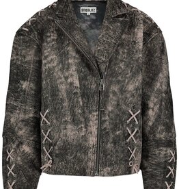 Stieglitz  Leer Jas, zwart