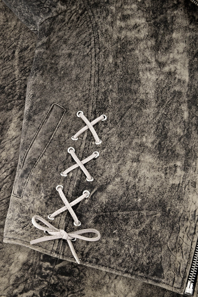 Stieglitz Dames Leer Jas, zwart