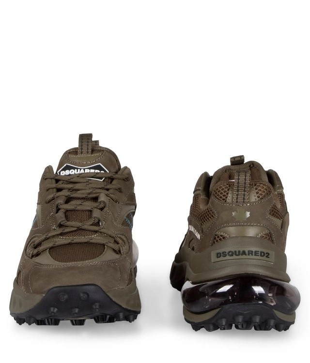 Dsquared2  Heren ICON Sneakers, legergroen