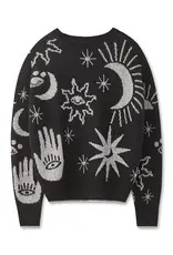 Scotch & Soda Gebreide Trui Rond Hals Dames, zwart