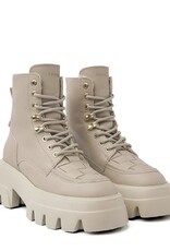 Nubikk Leather Dames Enkellaars, wit