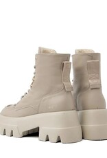 Nubikk Leather Dames Enkellaars, wit