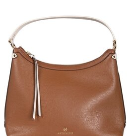 Michael Kors Leer Schoudertas, bruin