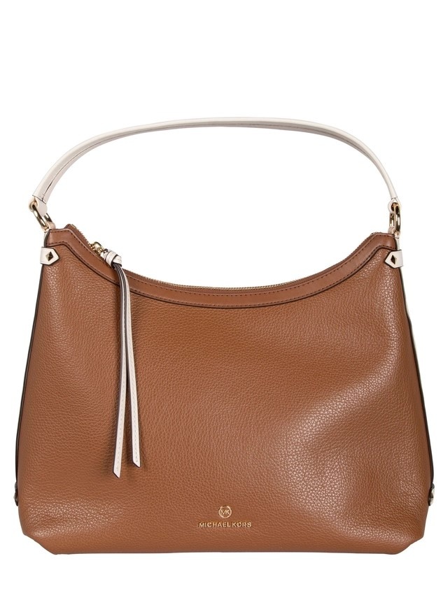 Michael Kors Leer Dames Schoudertas, bruin