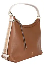 Michael Kors Leer Dames Schoudertas, bruin