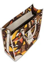 Moschino Uniseks Canvas Schoudertas, bruin