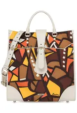 Moschino Uniseks Canvas Schoudertas, bruin
