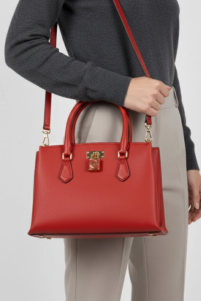 Michael Kors  Dames Leer Schoudertas, rood