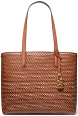 Michael Kors Grote Wendbare Leren Schoudertas, bruin