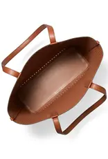 Michael Kors Grote Wendbare Leren Schoudertas, bruin